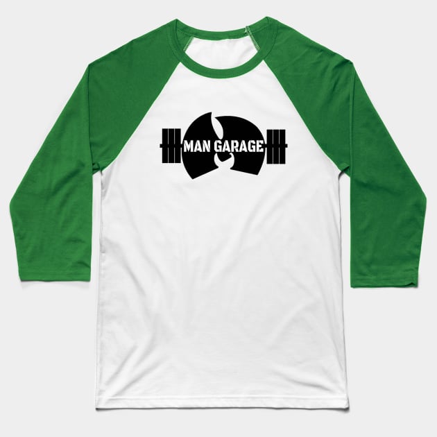 Man Garage Baseball T-Shirt by vianasix